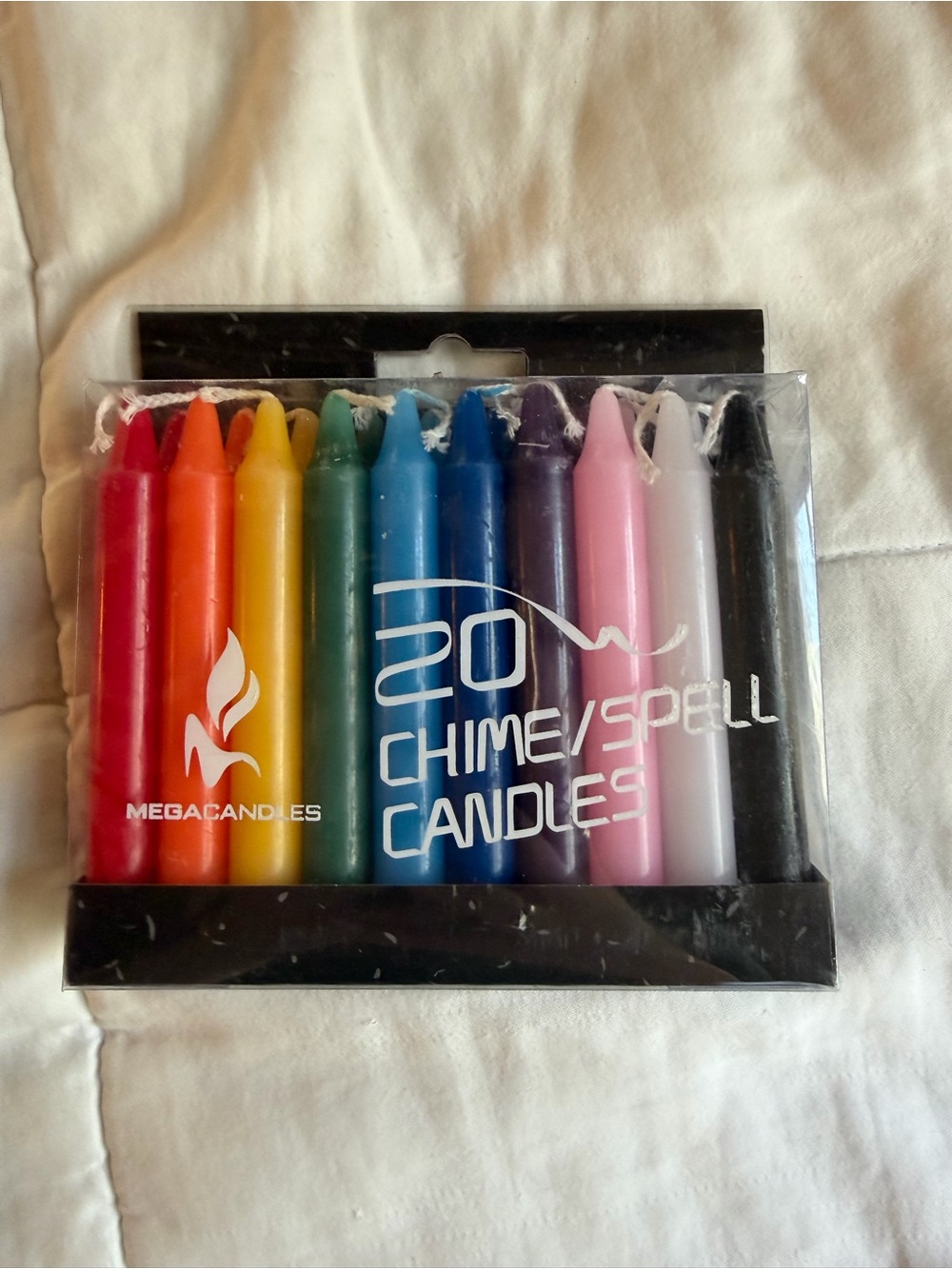 NWT megacandles chakra chime spell candle and 1/2” candle holder bundle set - Picture 2 of 6